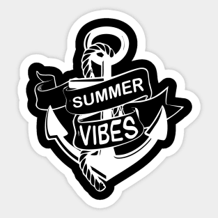 Summer Vibes Cool Design | Beach sailling captain Sticker